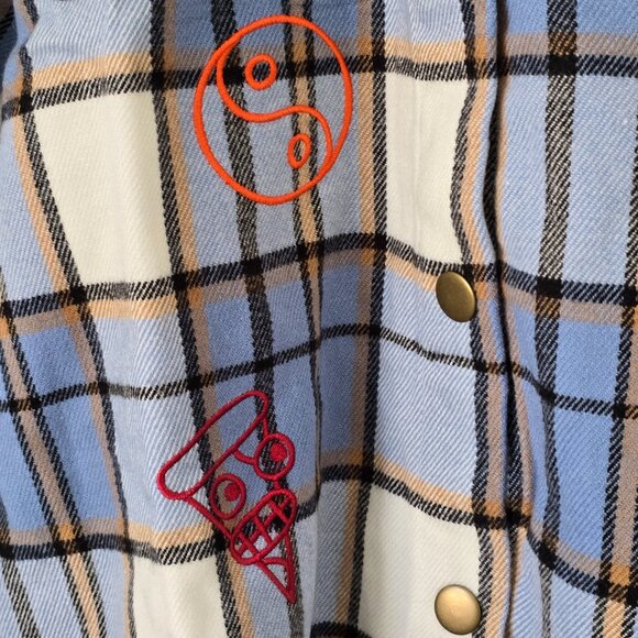 NWT Disney Men's Flannel Shacket Size Large - Picture 5 of 12